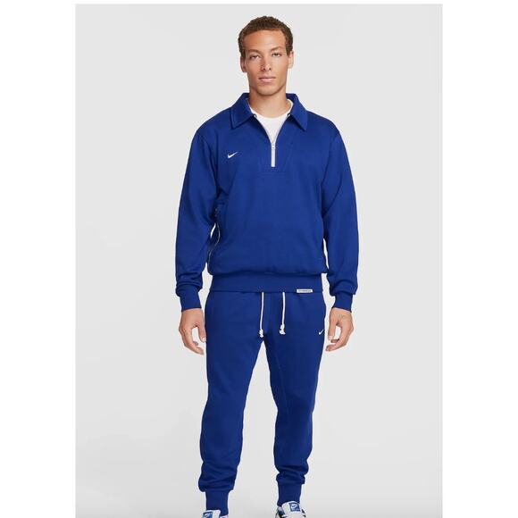 Nike Standard Issue Quarter Zip Culture of Football Sweatshirt Blue Size 2XL NWT - Picture 1 of 5